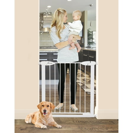 UPC: 9312742020231 | Dreambaby® Boston 29.5-32.5in Auto Close Metal Baby Gate w/EZY-Check