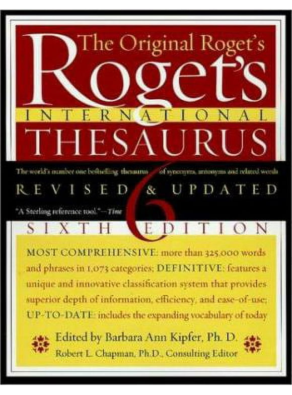 Pre-Owned Roget's International Thesaurus, 6th Edition (Hardcover) 0062736930 9780062736932