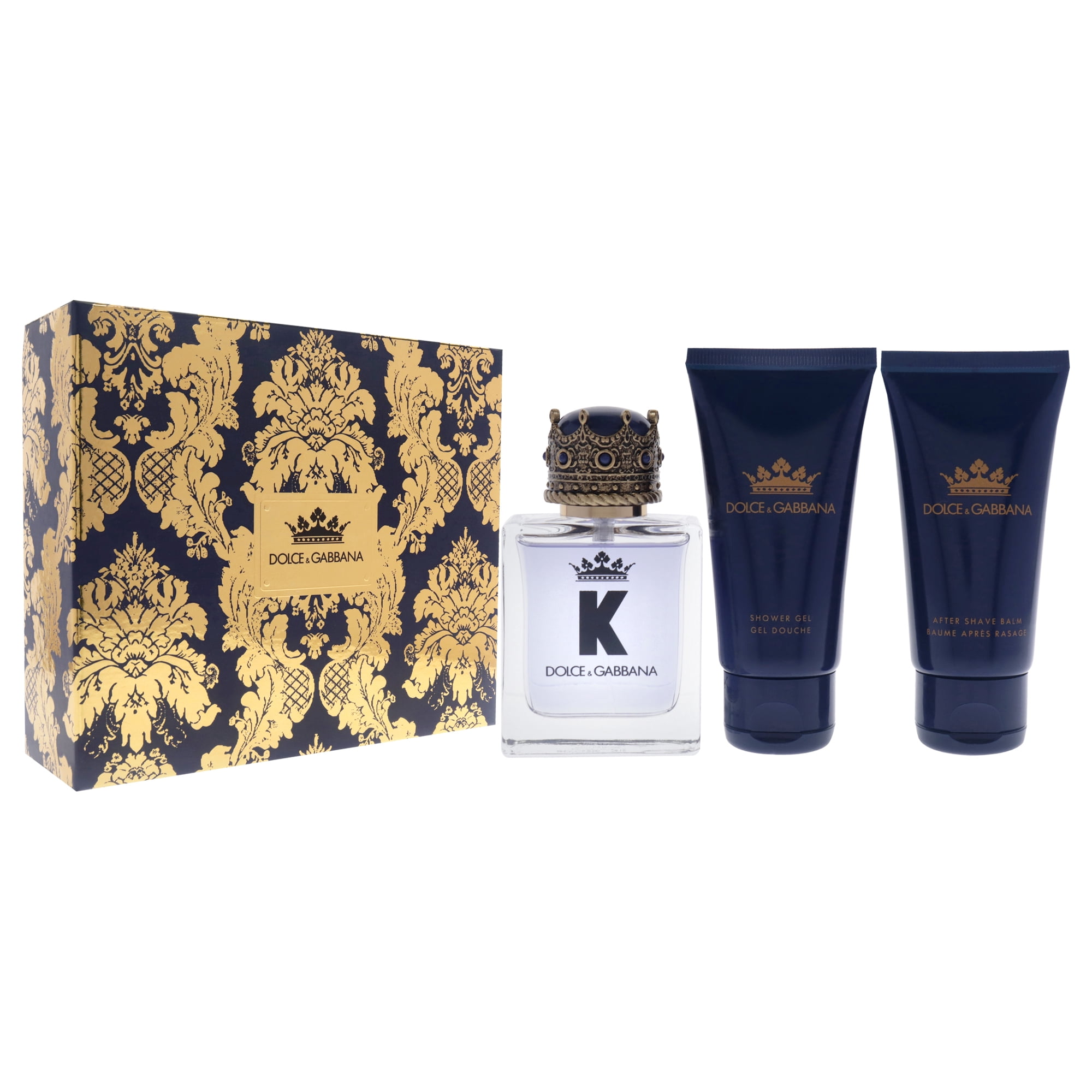 Dolce and Gabbana K , 3 Pc Gift Set 1.6oz EDT Spray, 1.6oz Shower