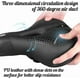 thumbnail image 2 of Comfort bicycle saddle for men, wide bicycle saddle for women, memory foam cushioned gel pad, bicycle saddle, stationary bicycle saddle, saddle, 2 of 5