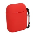 thumbnail image 4 of Headphone Protective Cover Case Anti‑Lost Silicone Protector with Carabiner for IOS Earbuds 1/2Red, 4 of 8