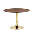 thumbnail image 2 of Yesfashion Mid-Century Dining Table For 2-3 People, Round Tulip Table With MDF Table Top & Pedestal Base, End Table For Small Spaces, Condos And Apartments, 2 of 8