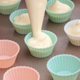 thumbnail image 1 of Ensemble de Moule à Muffins en Silicone Multicolore de 20 Pièces (7cm), 1 of 5