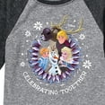 thumbnail image 3 of Frozen 2 - Celebrating Together - Toddler And Youth Raglan Graphic T-Shirt, 3 of 4