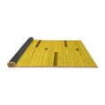 thumbnail image 2 of Ahgly Company Indoor Square Abstract Yellow Contemporary Area Rugs, 8' Square, 2 of 4