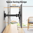 thumbnail image 6 of USX MOUNT Full Motion TV Wall Mount 180°swivel Bracket for 13-42 inch TV & Monitor,up to 55lbs Television mount Tilt Extension with Articulating Arms Max VESA 200x200mm, 6 of 8