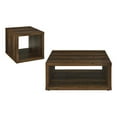 thumbnail image 1 of Frisco Ensemble de Table Basse et d'Appoint 2 Pcs Pin Foncé, 1 of 15