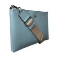 thumbnail image 3 of Tory Burch Women's 156480 Blake Patent Swingpack Smooth Leather Crossbody Shoulder Bag (Angel Blue), 3 of 5