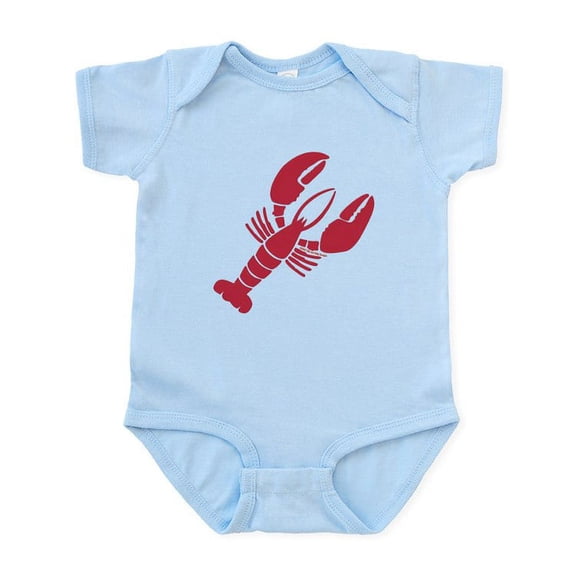 CafePress - Lone Lobster Infant Bodysuit - Baby Light Bodysuit, Size Newborn - 24 Months