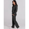 thumbnail image 3 of Conjunto Deportivo ANRABESS Pantalón Ancho y Buzo Negro Talle M, 3 of 9