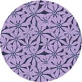 thumbnail image 1 of Ahgly Company Indoor Square Patterned Bright Lilac Purple Area Rugs, 3' Square, 1 of 6