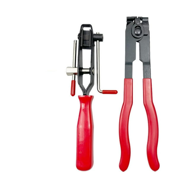 Hose clamp pliers, 2 universal joint clamp pliers and crimping band clamp pliers
