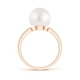 thumbnail image 2 of ANGARA Classic South Sea Cultured Pearl Solitaire Ring in 14K Rose Gold for Women | June Birthstone, Birthday, Anniversary, Jewelry Gift for Women | Pearl Ring, 2 of 8