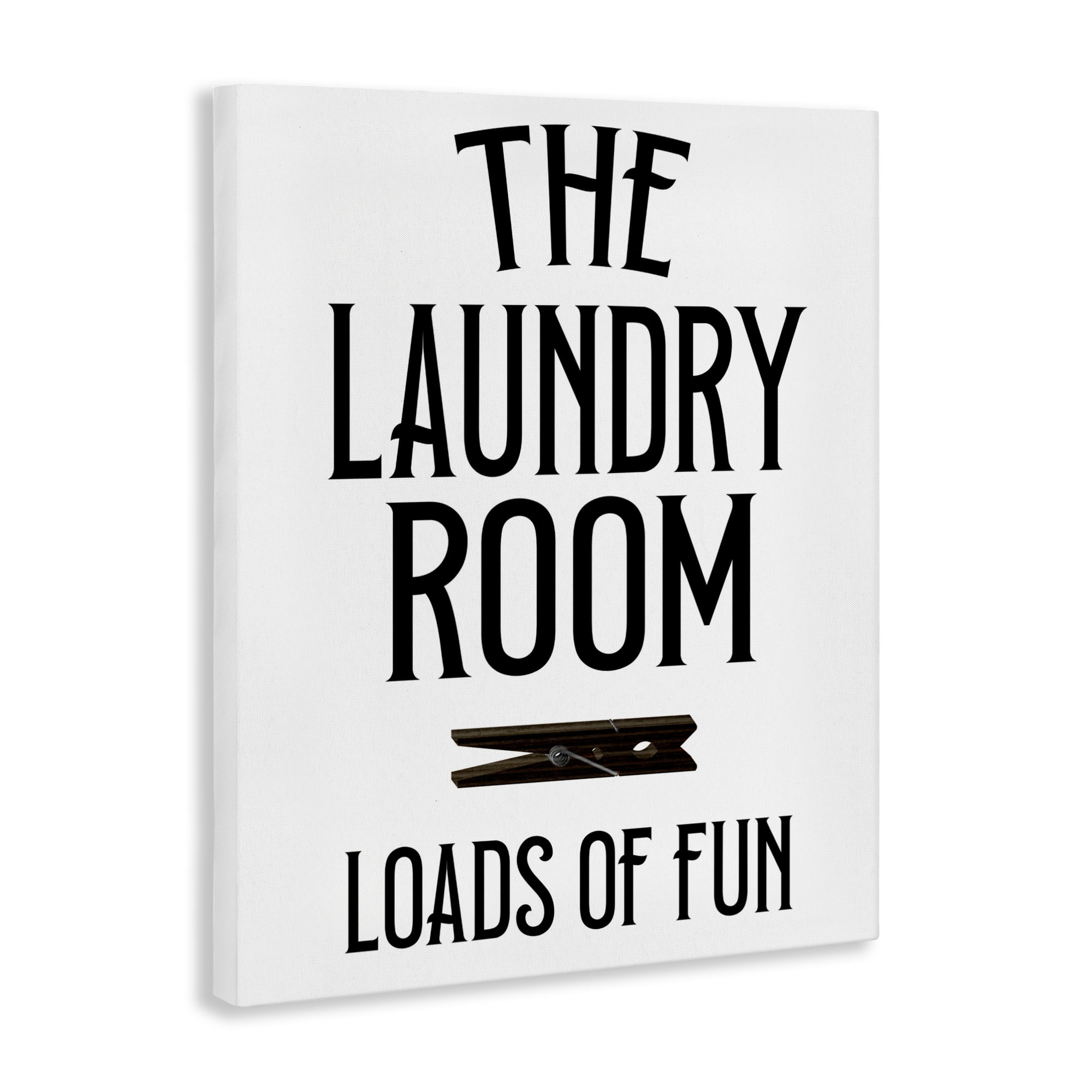 Loads Of Fun Clothespin Canvas Wall Art, design by Kim Allen