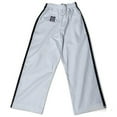 thumbnail image 1 of ProForce Gladiator Demo Karate Pants II - White/Black - 5   6'1" - 6'3" 210-250 lbs, 1 of 1