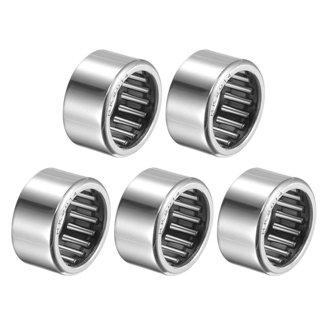 Unique Bargains HK2014 Roulements à Aiguilles 20mm Alésage 26mm OD 14mm Largeur Acier Chromé Roulement à Extrémité Ouverte 5pcs