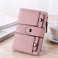 thumbnail image 5 of Small Womens Wallet Leather Purse with Zipper Coin Pocket ID Window, Fashion Travel Purse Clips, 5 of 5