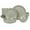 Sage Green, variant on Gibson Home Dinah 16 Piece Double Bowl Stoneware Embossed Speckled Dinnerware Set - Sage Green
