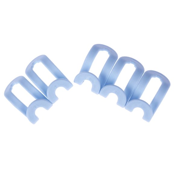 Crochets de cintre- Easy Hook Closet Organisateur Curve Design Économisez de l’espace dans la garde-robe - Bleu - 5 Pack