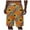 Orange, variant on Conairie Men's Swim Trunks Graphic Print Quick Dry Swimsuit Board Shorts Beach Lightweight Bathing Suit Bottom With Drawstring Beige L
