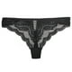 thumbnail image 3 of Gibobby Ropa interior termica Mujeres Sexo Tanga Impreso Elasticidad Transpirable Francés Encaje Mujeres Bragas Ropa interior sexy （Negro， S), 3 of 5