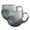 Blue-2pcs, variant on Pekkaxy Sea Glass Wave Mug 12oz, Ocean Themed Handcrafted Glass Coffee Cup for Holiday Gifts