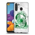 thumbnail image 1 of Head Case Designs Officially Licensed Harry Potter Deathly Hallows IX Slytherin Aguamenti Soft Gel Case Compatible with Samsung Galaxy A21 (2020), 1 of 7