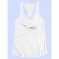 thumbnail image 3 of Cetacea Humpback. Racerback Tank Women -June Erica Vess Designs, Female x-Small, 3 of 4