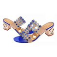 thumbnail image 3 of Sandalias de playa de verano para mujer, sandalias elegantes con diamantes de imitación, sandalias de plataforma-Azul-39.5 Teléfono móvil Teléfono móvil Accesorios para teléfonos móviles, 3 of 5