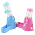 thumbnail image 4 of Botella de agua para hámster, botella de bebida automática para mascotas pequeñas con base de contenedor de comida, caseta colgante de agua, 3 piezas, 4 of 5