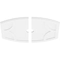 thumbnail image 2 of 36"W x 24"H x 3"ID x 19 1/2"C x 1"P Kailey Architectural Grade PVC Contemporary Ceiling Medallion, Two Piece, 2 of 11