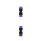 thumbnail image 1 of Conectores de tubo neumático Riwesomey 10x negros alta resistencia a la presión 6 mm 2piezas, 1 of 6