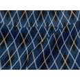 thumbnail image 5 of oneOone Viscose Jersey Dark Navy Blue Fabric Argyle Check Sewing Craft Projects Fabric Prints By Yard 60 Inches Wide, 5 of 5