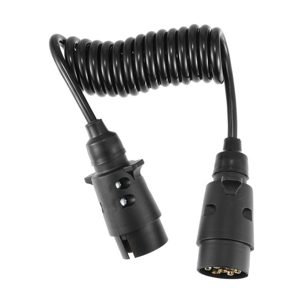 Unique Bargains 2M/6.56ft 7Pin Trailer Light Board Extension Cable with