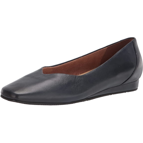 SoftWalk Womens Flats 12 Navy