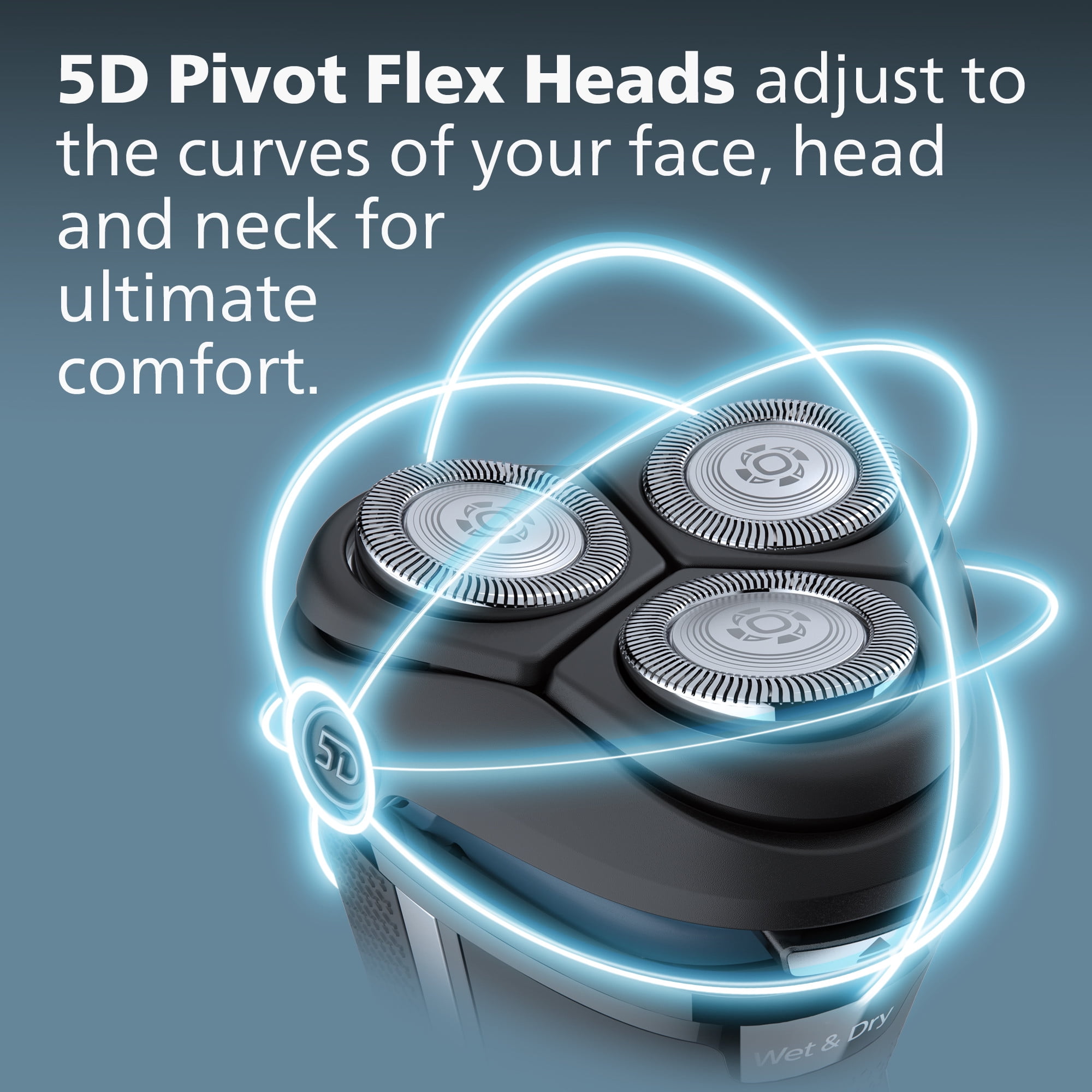 Philips Norelco Caretouch Shaver For Head and Face, S3210/51