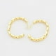 thumbnail image 4 of Modernos Aretes Arracadas Mediana Eslabones Dama Oro 18K Lam dorado Unitalla, 4 of 7