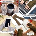 thumbnail image 3 of Mitten sin dedos elegante brazos de invierno de invierno ropa accesorio de miofingir mitts mitts de mujeres tejidas para niñes para exteriores 1 par Inevent AP009401-06, 3 of 6