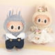 thumbnail image 4 of 17cm Labubu Doll Clothes Heartbeat Macaron Baby Pendant Clothes T-Shirt Button Up Suspender Pants Clothes Replacement Trend Gift, 4 of 5
