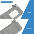thumbnail image 3 of ECCPP Gray Sun Visor Right Passenger Side fit for 2006 2007 2008 2009 2010 2011 for Toyota Camry Sedan 4-Door Automobile Windshield Visor Without Sunroof Vanity Light, 3 of 9