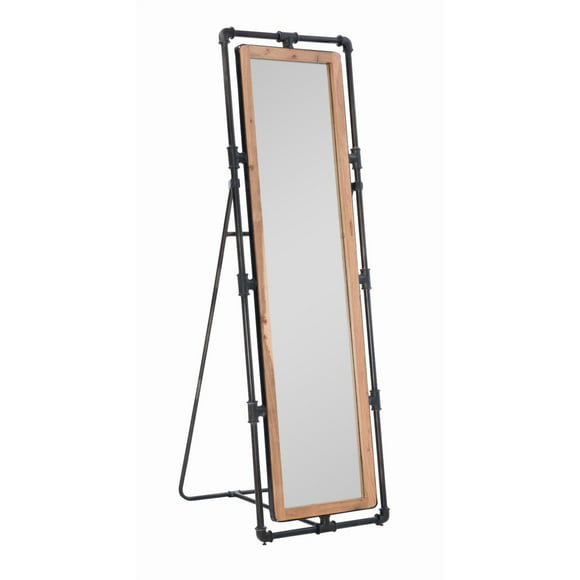 Powell Furniture D1246A19 Metcalf Pipe Cheval Mirror