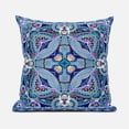 thumbnail image 4 of Lotus Garden Indoor/Outdoor Pillow with Removable Cover in Blue Gray Red26x26, 4 of 5