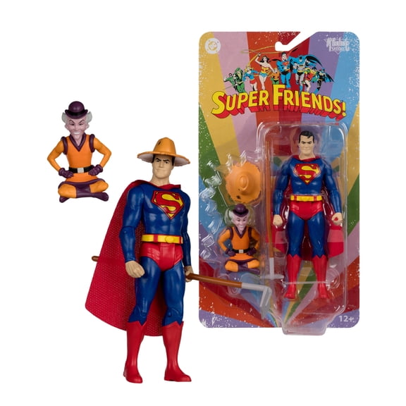 Superman and Mr. Mxyzptlk (DC Retro: Super Friends) 6" Action Figure - McFarlane Toys