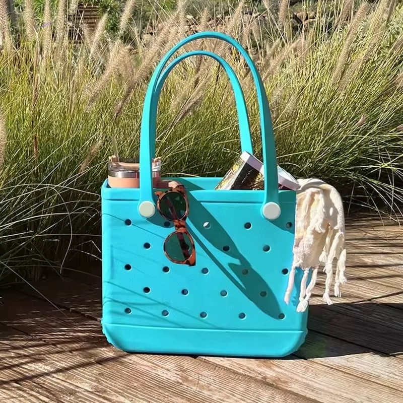ROVTIULI Waterproof Tote Bag,Portable Washable Bag for Women,Beach,Pool,Boat,Travel,Sports,Groceries,Outdoor Getaways