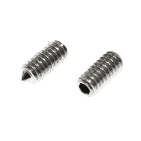 ZANHUA-Set Screws 20pcs #8-32 x 3/8" Stainless Steel Cone Point Grub Screw/Set Screws for Door Handle, Bathroom
