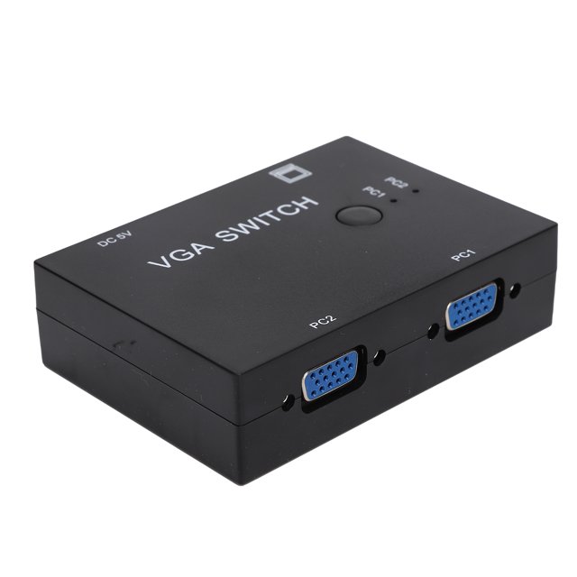 Commutateur Displayport, Commutateur VGA 2 Entrées Écran d'Affichage Fournitures Vidéo Réponse Rapide