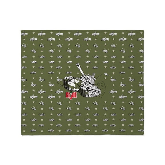 CafePress - G.I. Joe Green Pattern Throw Blanket - Soft Fleece Throw Blanket, 50"x60" for All Ages