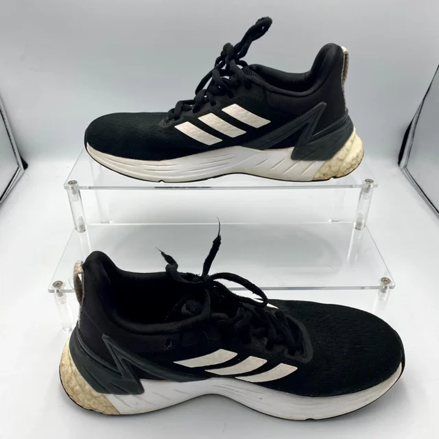 Ad-id-as Response Super 2.0 H01710 Men's US 5.5 Running Sneakers Black White Shoes