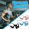thumbnail image 3 of Swimming Headphones Underwater, IP68 waterproof bone conduction headphones, open sports headphones Bluetooth 5.3, built-in MP3 player 32G memory, suitable for running,, 3 of 4