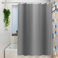 thumbnail image 3 of Gray Ombre Waterproof Shower Curtain, Stall 36"x78" Washable Polyester Fabric Shower Curtains for Bathroom, Modern Abstract Art Farmhouse Gradient Decorative Bathtub Curtain Sets with Hooks, 3 of 9